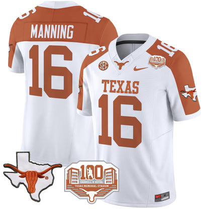 Texas Longhorns 2024 Vapor Limited Jersey - 100 years of Darrell K Royal - All Stitched