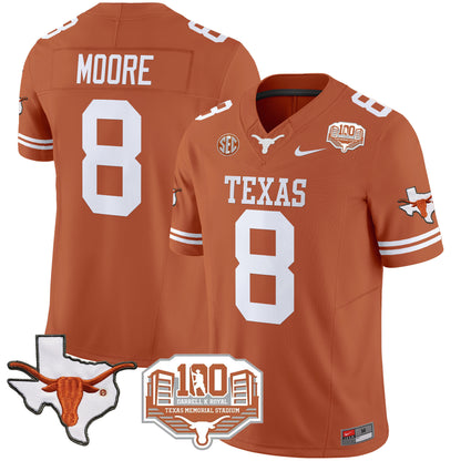 Texas Longhorns 2024 Vapor Limited Jersey - 100 years of Darrell K Royal - All Stitched