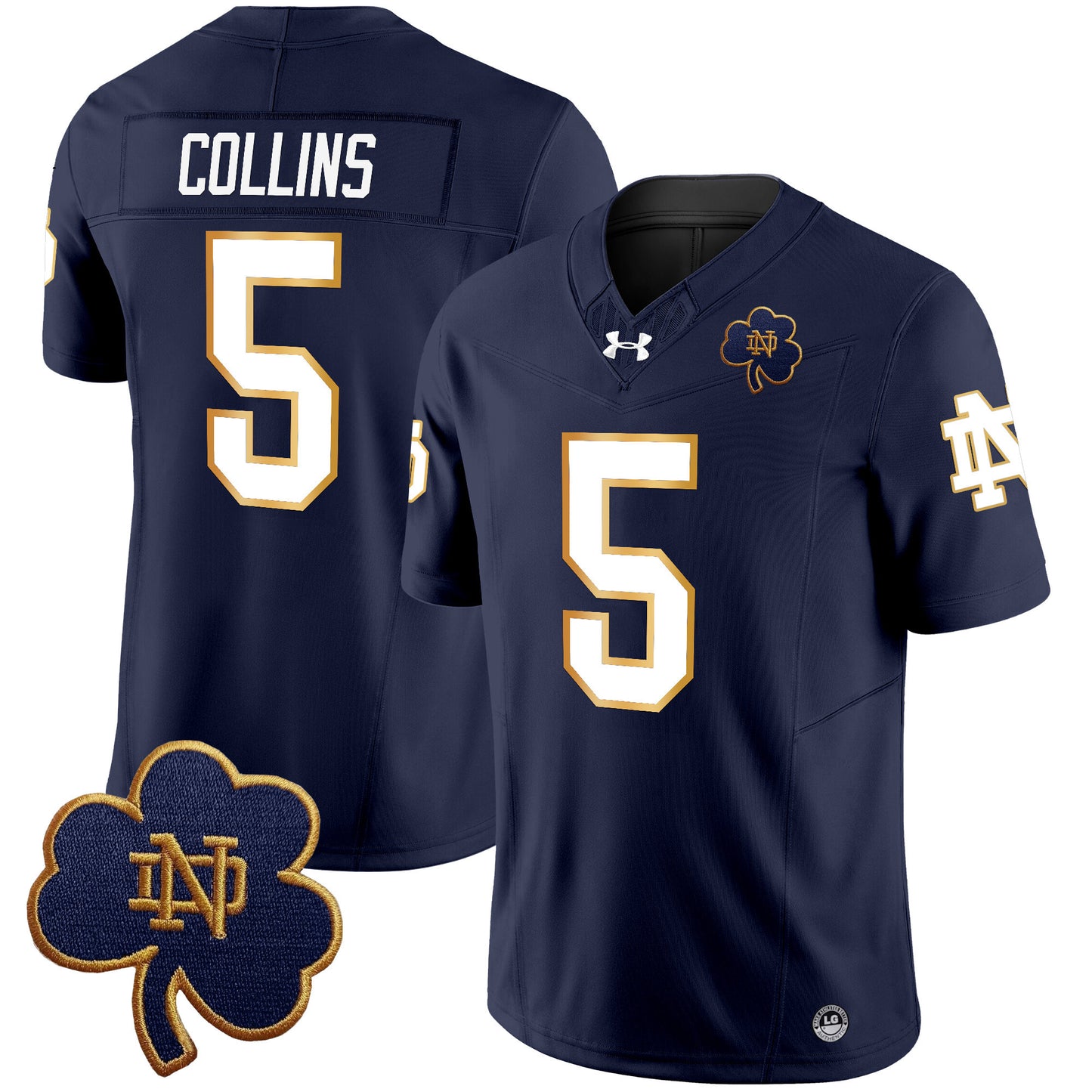 Notre Dame Fighting Irish 2024 Vapor Limited Jersey V3 - All Stitched