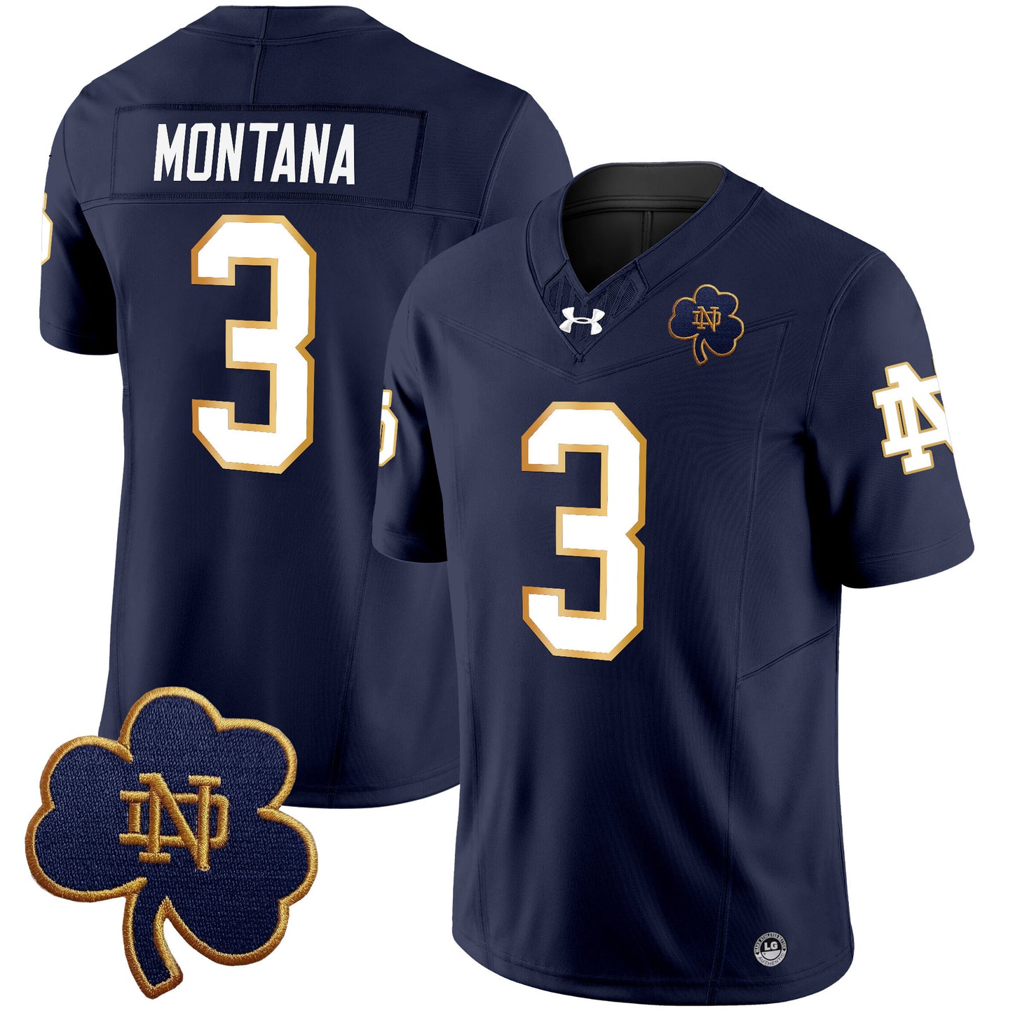 Notre Dame Fighting Irish 2024 Vapor Limited Jersey V3 - All Stitched