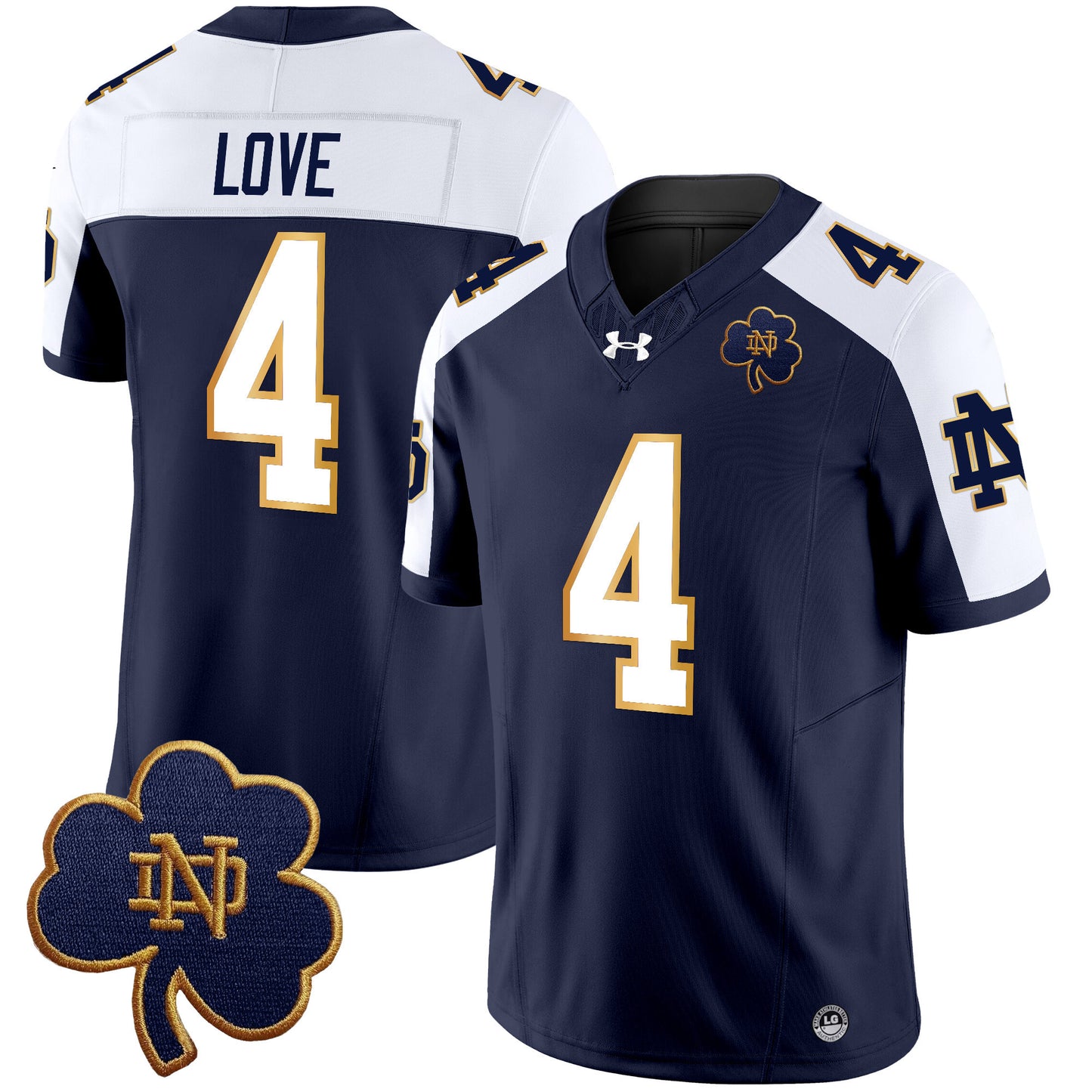 Notre Dame Fighting Irish 2024 Vapor Limited Jersey V3 - All Stitched