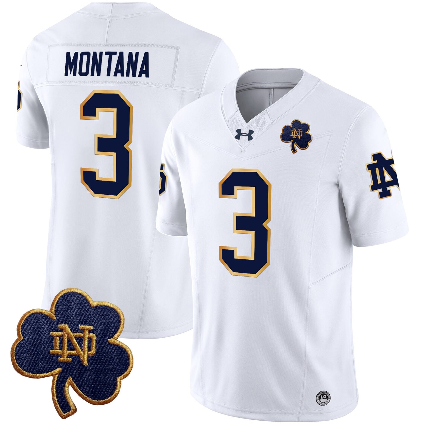 Notre Dame Fighting Irish 2024 Vapor Limited Jersey V3 - All Stitched