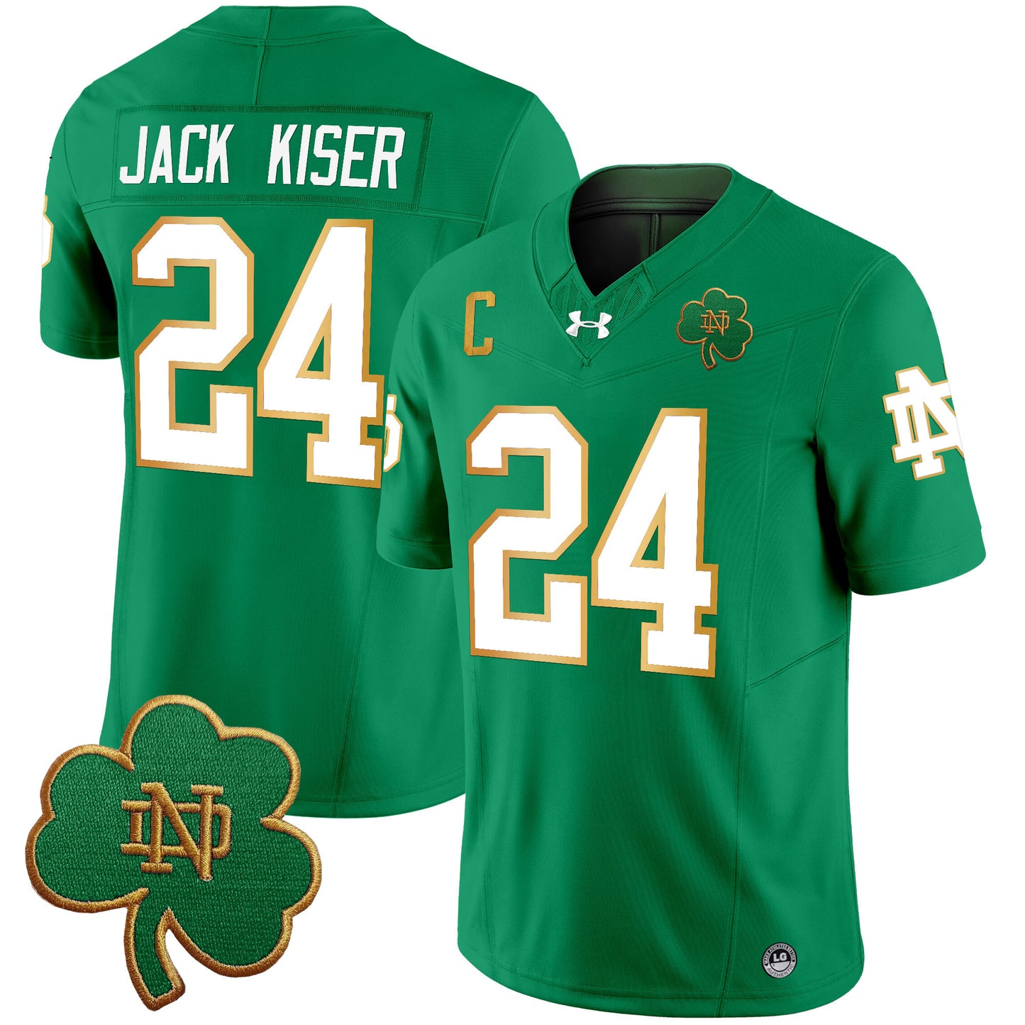 Notre Dame Fighting Irish 2024 Vapor Limited Jersey V3 - All Stitched