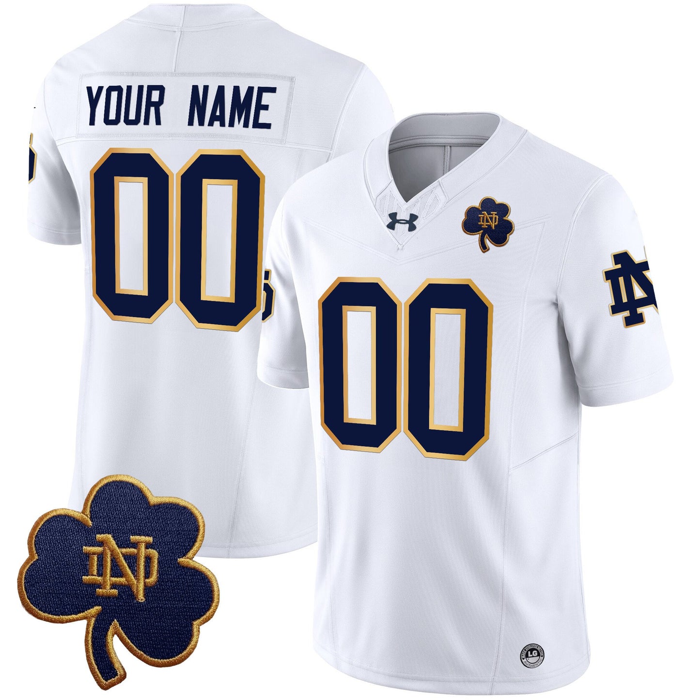 Notre Dame Fighting Irish 2024 Vapor Limited Custom Jersey V3 - All Stitched