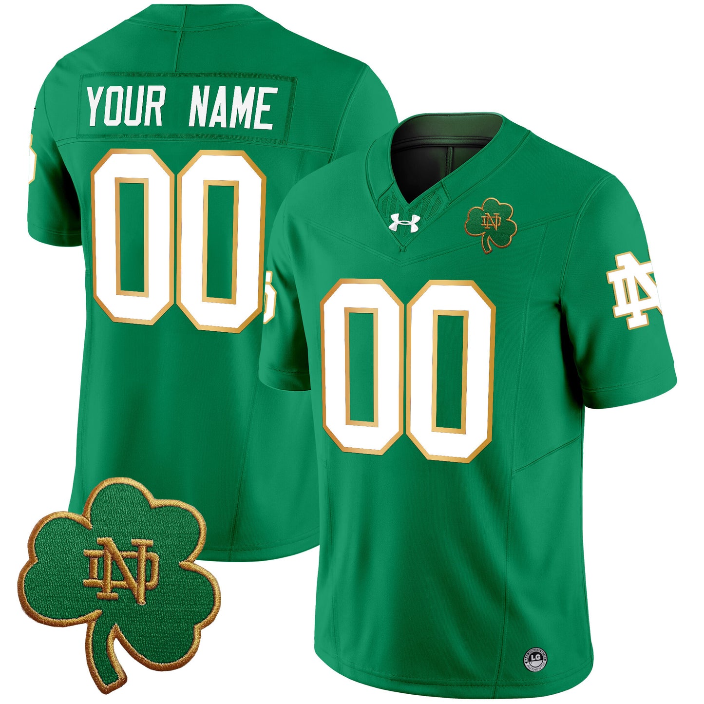 Notre Dame Fighting Irish 2024 Vapor Limited Custom Jersey V3 - All Stitched