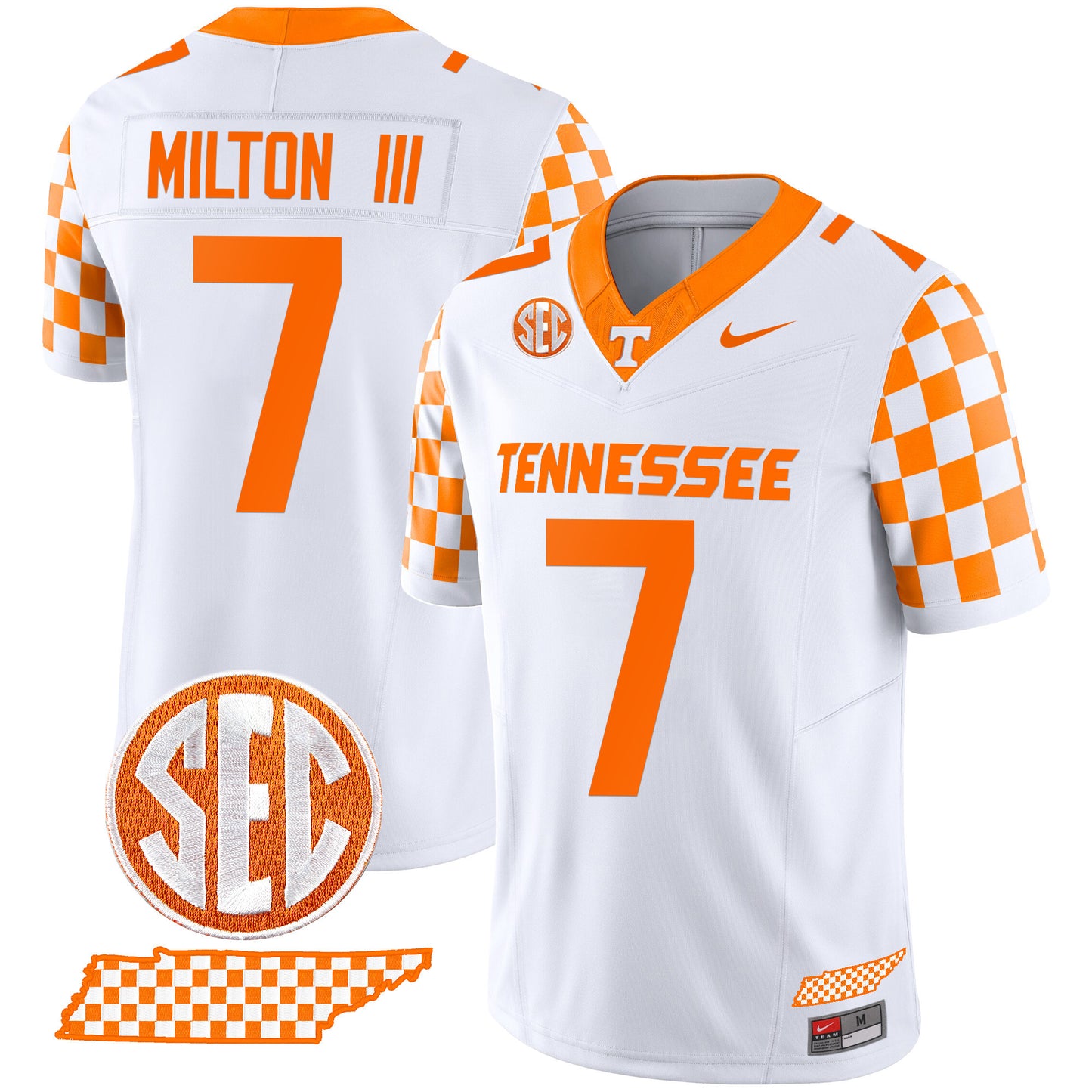 Tennessee Volunteers 2024 Checkerboard Vapor Limited Jersey - All Stitched