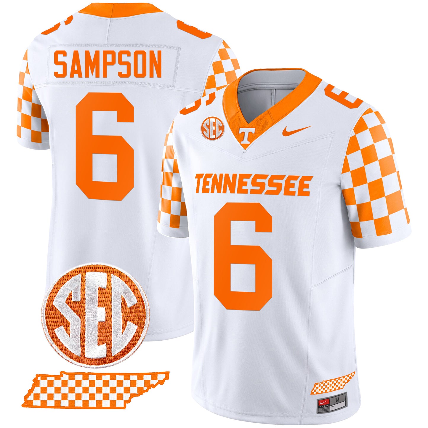 Tennessee Volunteers 2024 Checkerboard Vapor Limited Jersey - All Stitched