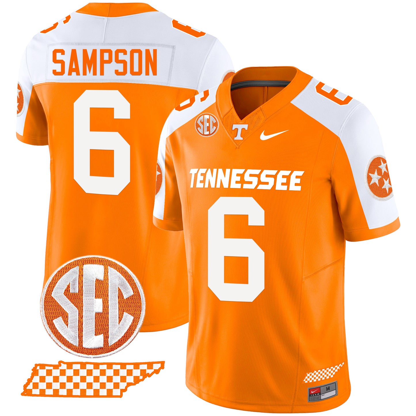 Tennessee Volunteers 2024 Checkerboard Vapor Limited Jersey - All Stitched