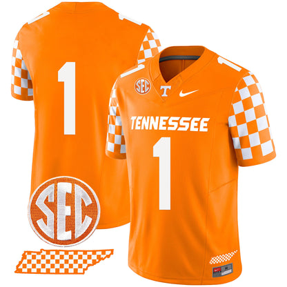 Tennessee Volunteers 2024 Checkerboard Vapor Limited Jersey - All Stitched