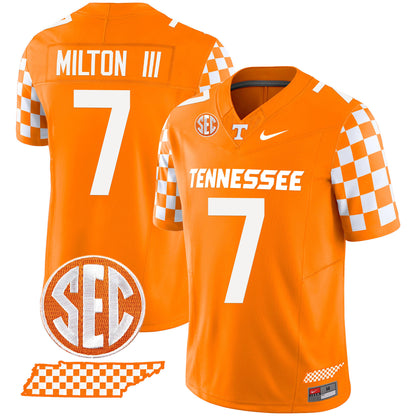 Tennessee Volunteers 2024 Checkerboard Vapor Limited Jersey - All Stitched