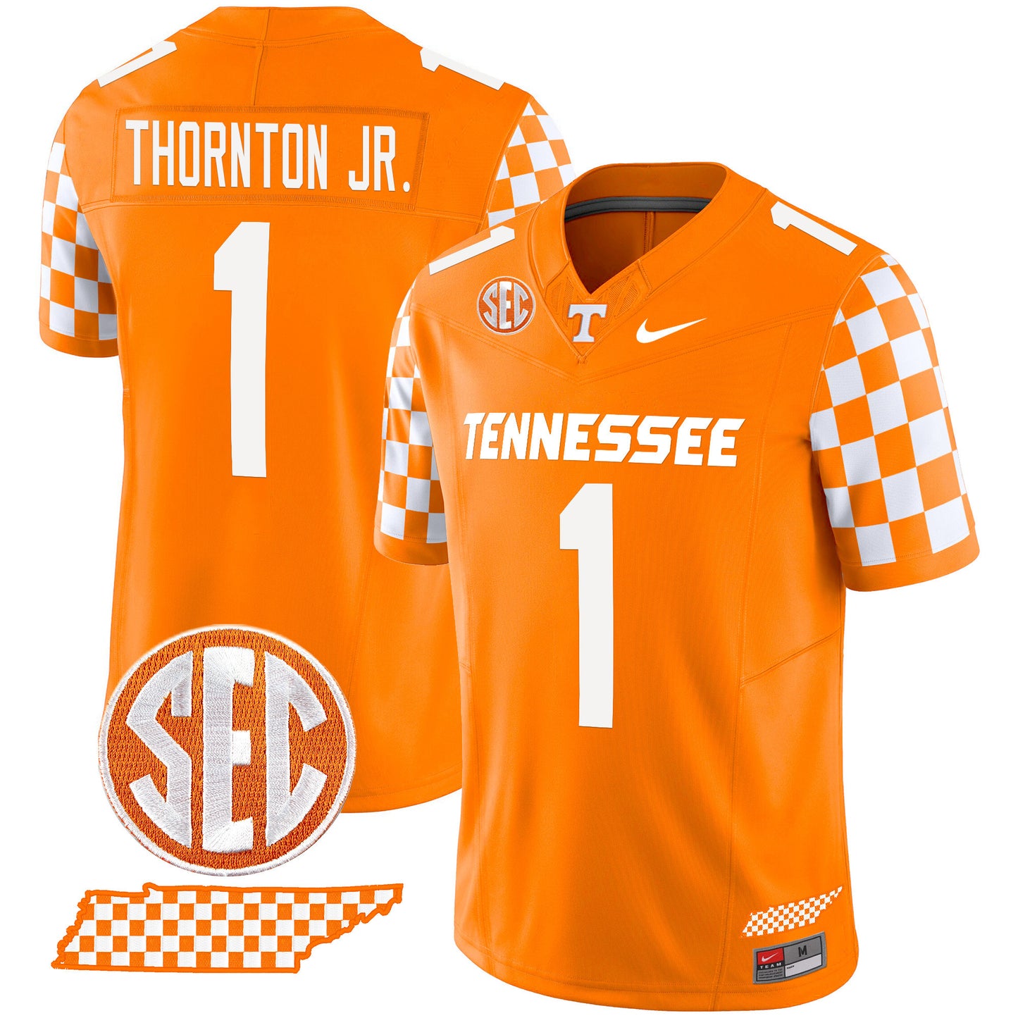 Tennessee Volunteers 2024 Checkerboard Vapor Limited Jersey - All Stitched