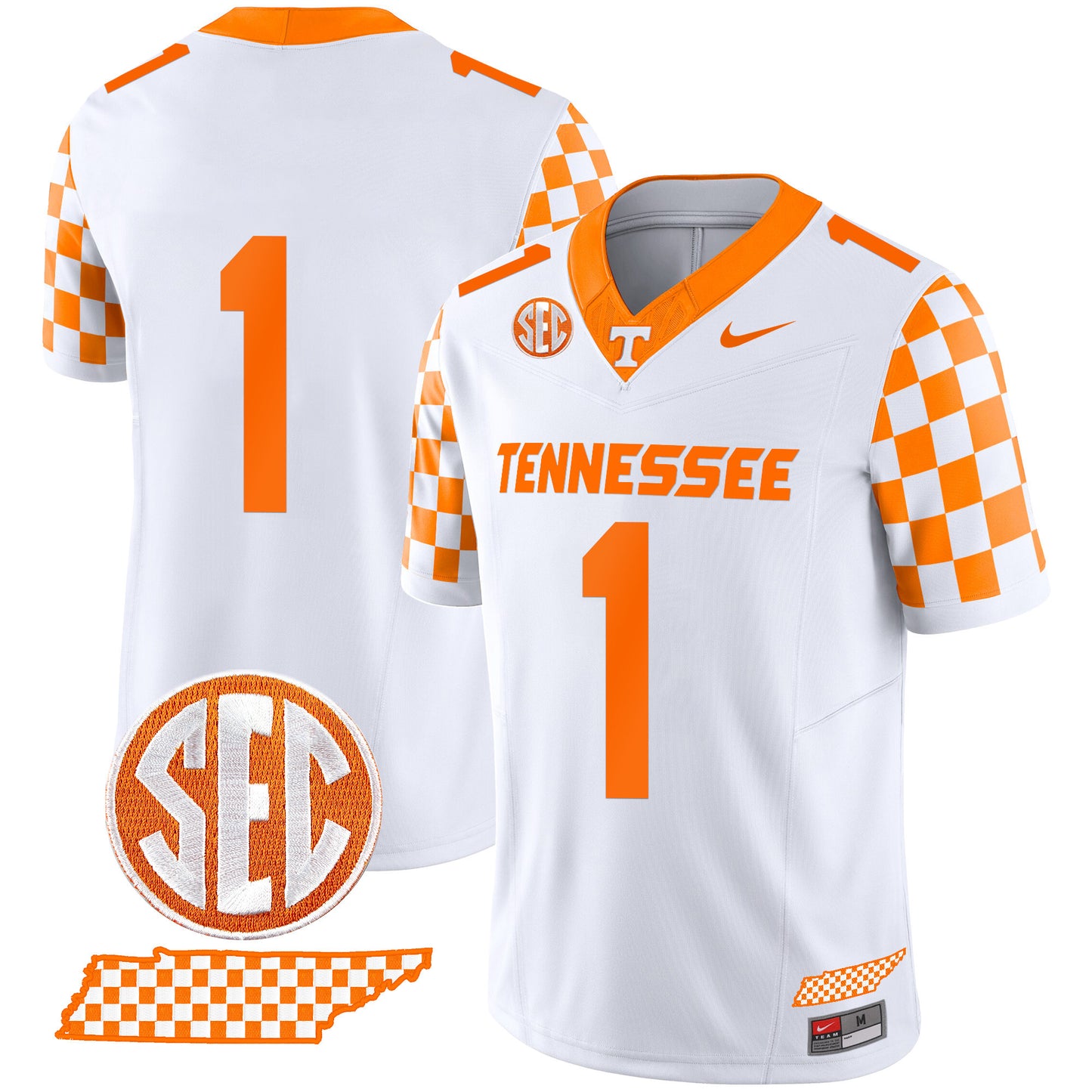 Tennessee Volunteers 2024 Checkerboard Vapor Limited Jersey - All Stitched