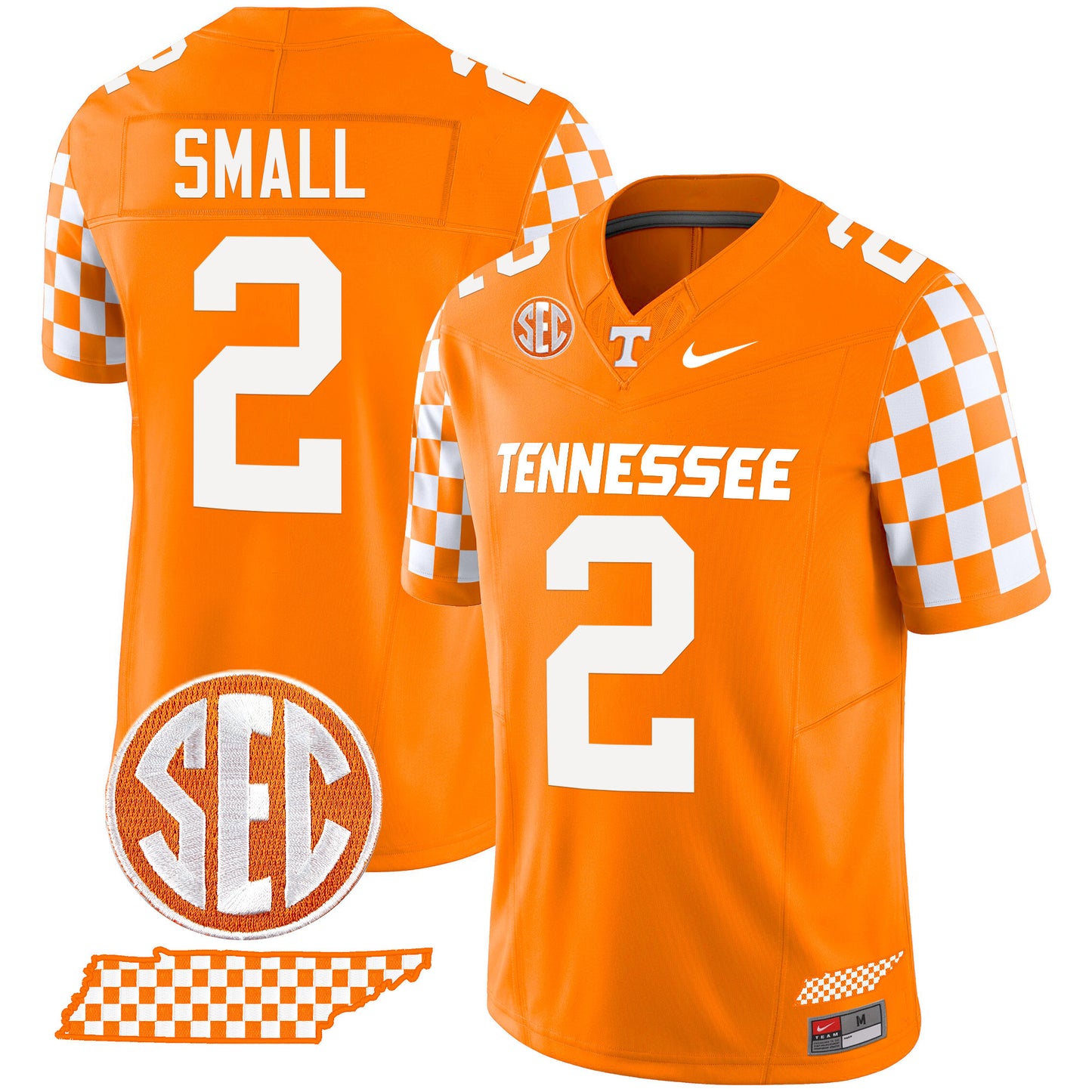 Tennessee Volunteers 2024 Checkerboard Vapor Limited Jersey - All Stitched