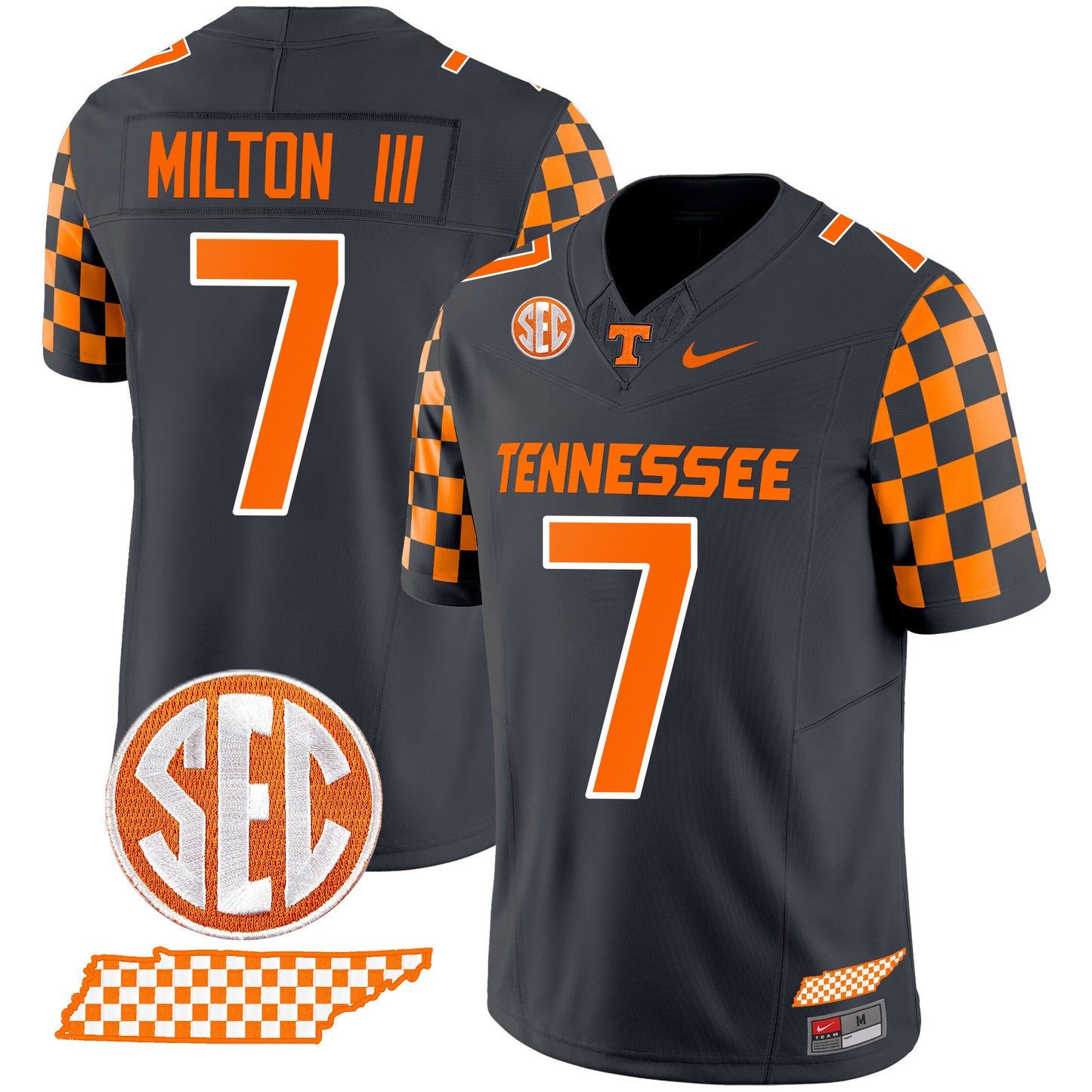 Tennessee Volunteers 2024 Checkerboard Vapor Limited Jersey - All Stitched