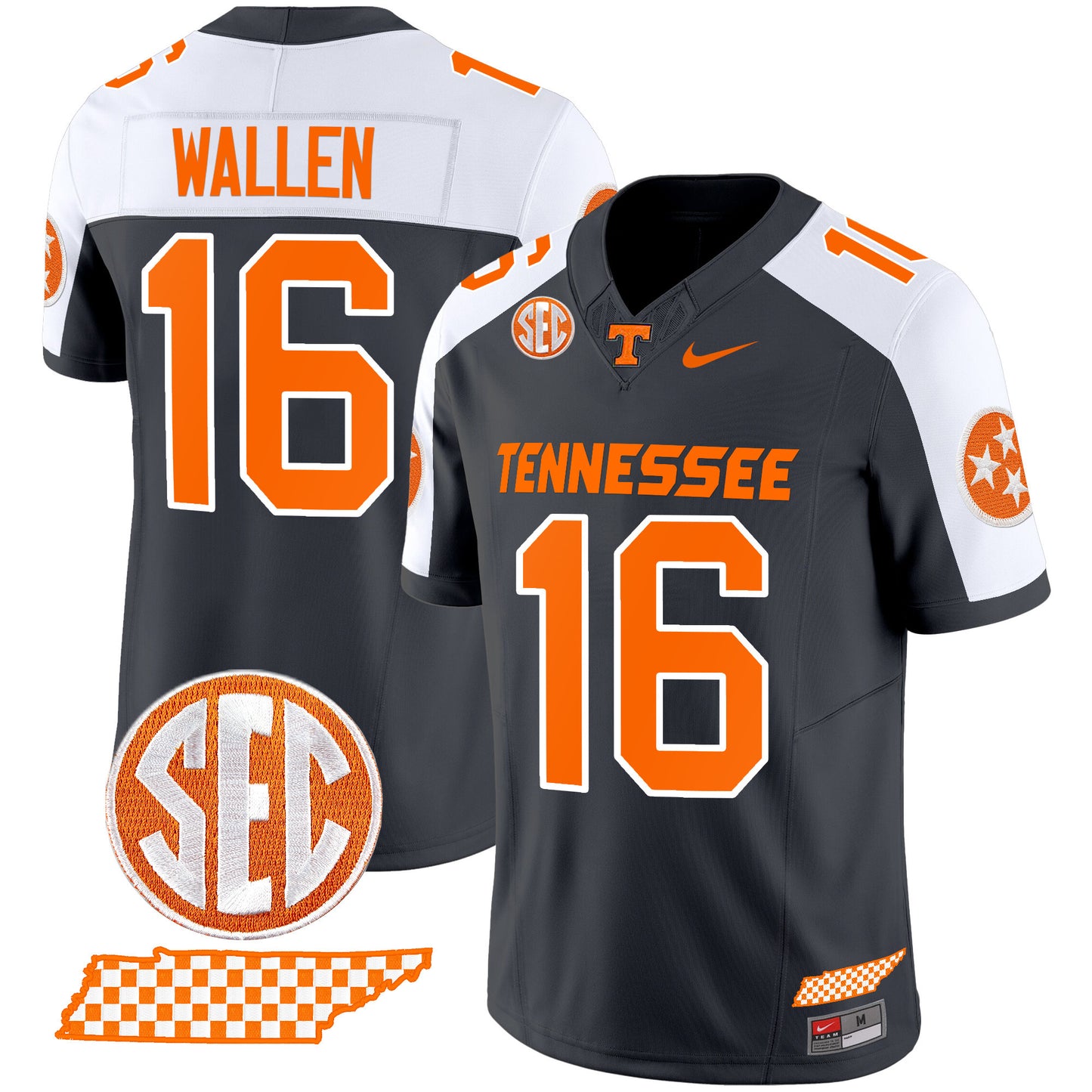 Tennessee Volunteers 2024 Checkerboard Vapor Limited Jersey - All Stitched