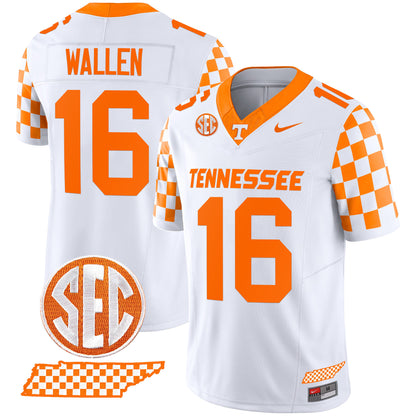 Tennessee Volunteers 2024 Checkerboard Vapor Limited Jersey - All Stitched