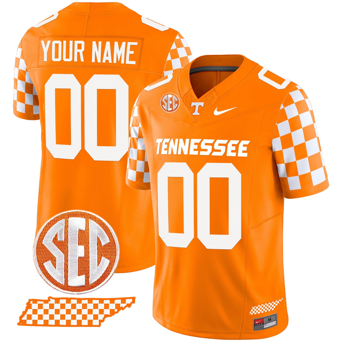 Tennessee Volunteers 2024 Checkerboard Vapor Limited Jersey - All Stitched