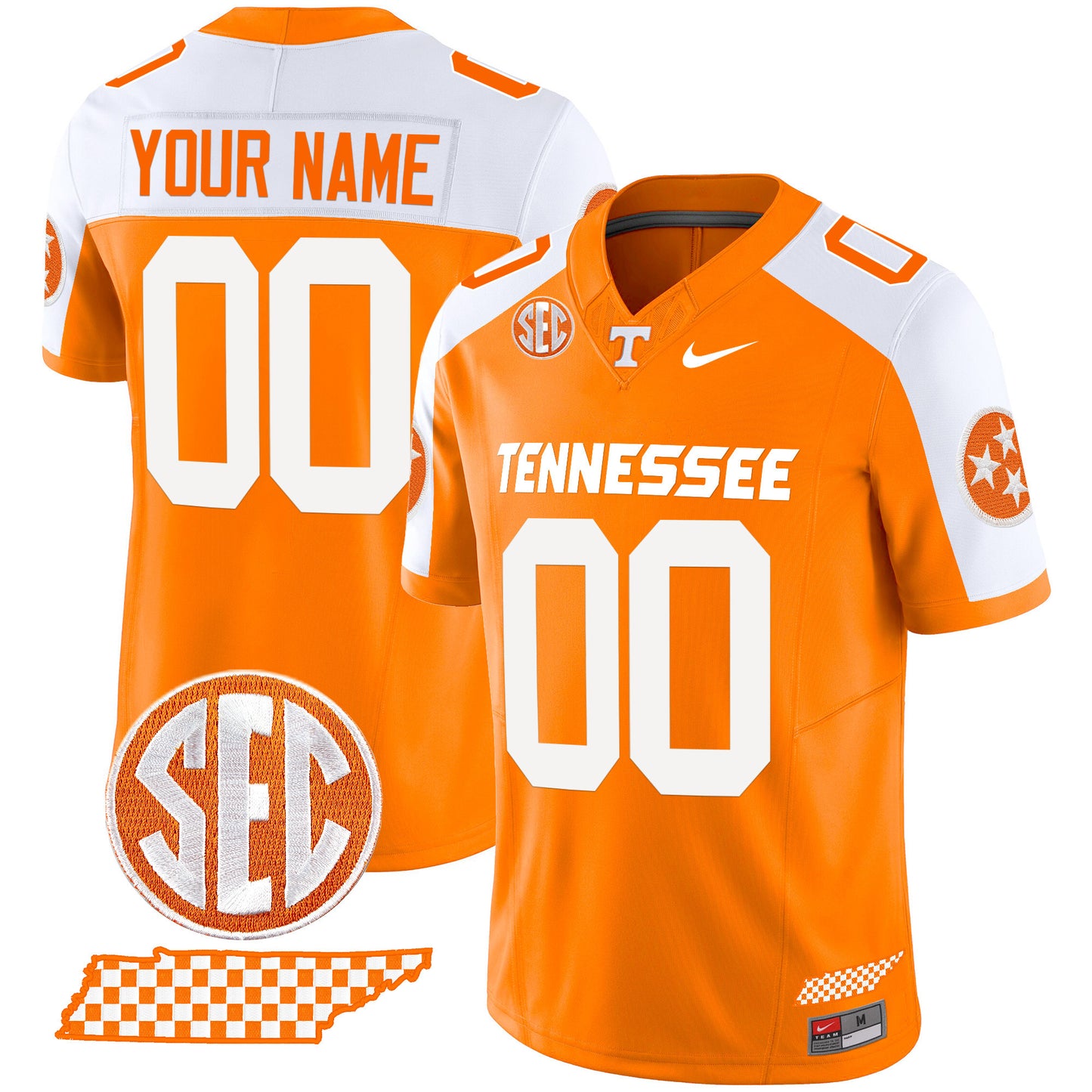 Tennessee Volunteers 2024 Checkerboard Vapor Limited Jersey - All Stitched