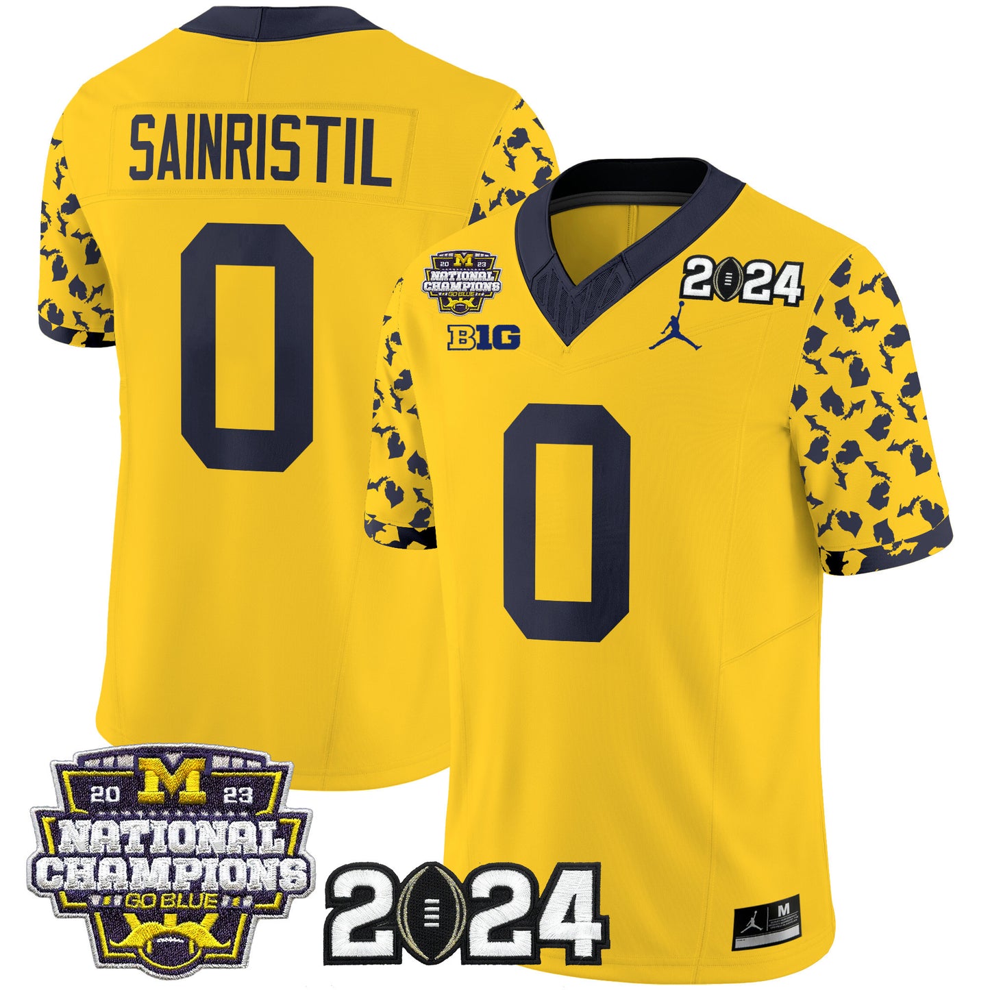 Michigan Wolverines 2024 Michigan State Style Vapor Limited Jersey - All Stitched