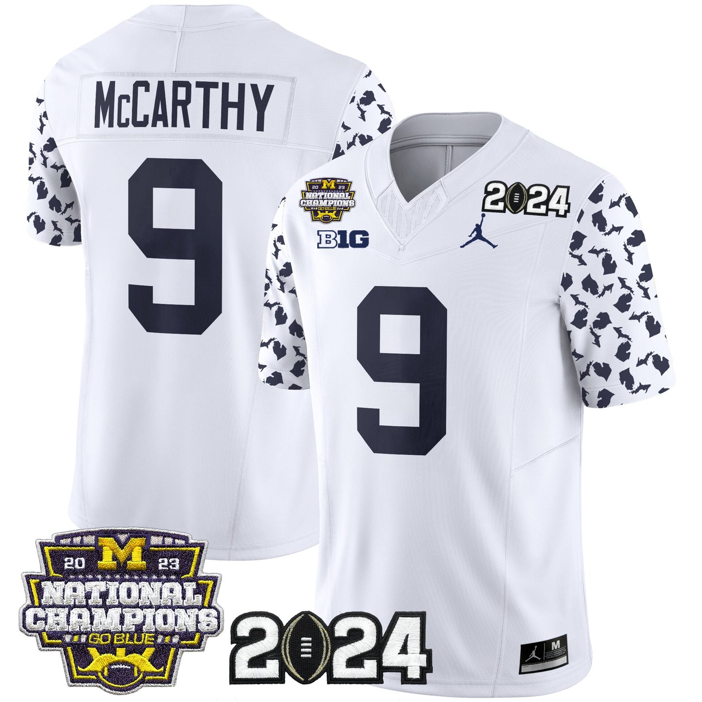 Michigan Wolverines 2024 Michigan State Style Vapor Limited Jersey - All Stitched