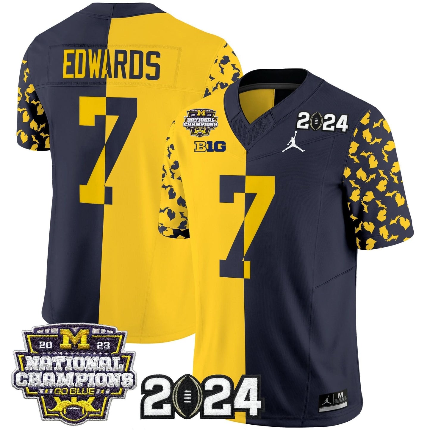 Michigan Wolverines 2024 Michigan State Style Vapor Limited Jersey - All Stitched