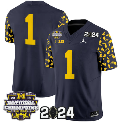 Michigan Wolverines 2024 Michigan State Style Vapor Limited Jersey - All Stitched