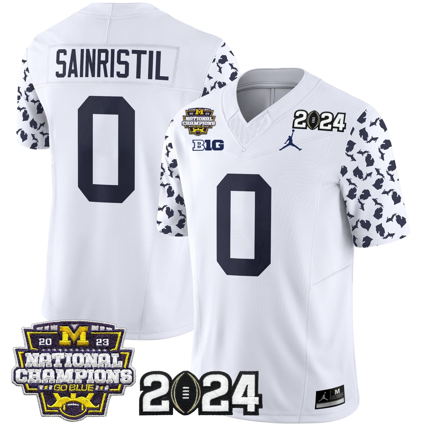 Michigan Wolverines 2024 Michigan State Style Vapor Limited Jersey - All Stitched