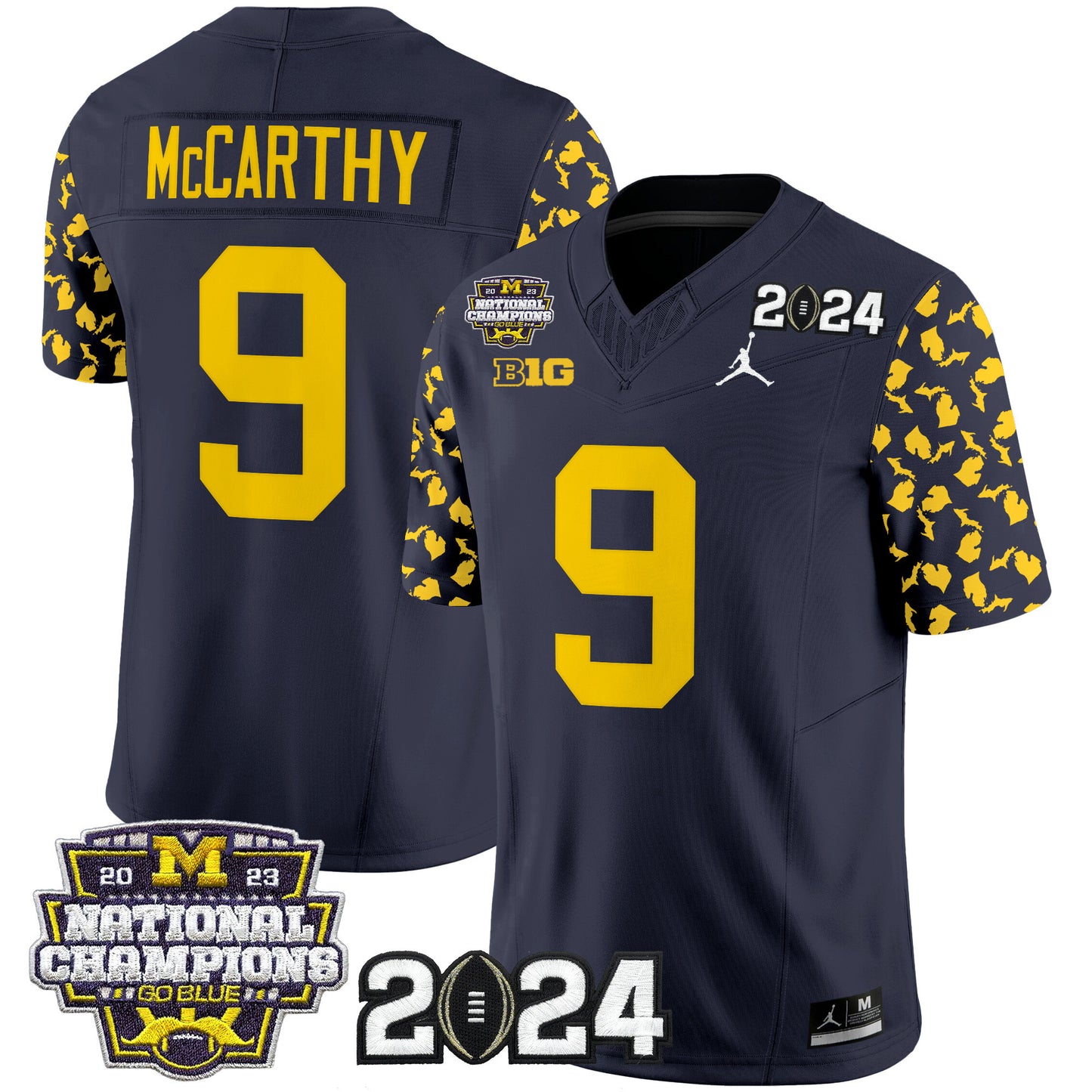 Michigan Wolverines 2024 Michigan State Style Vapor Limited Jersey - All Stitched