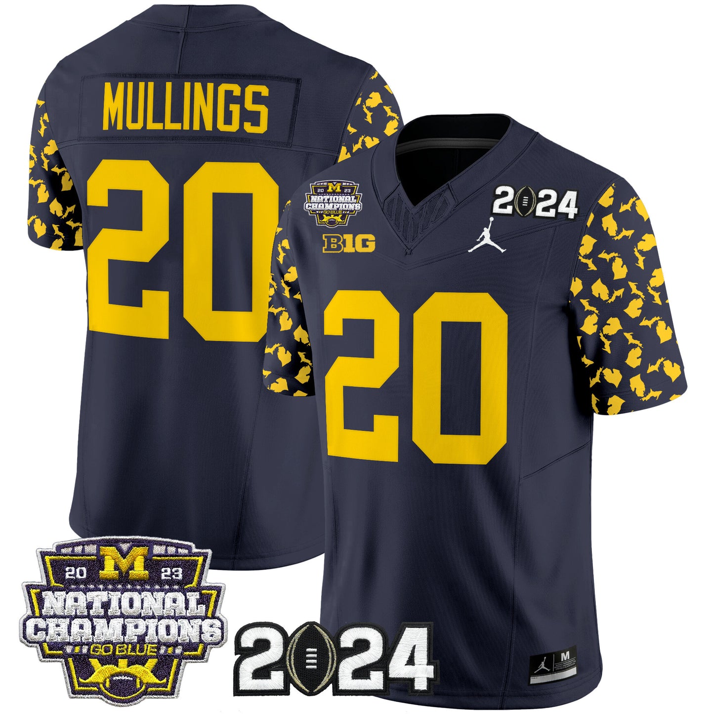 Michigan Wolverines 2024 Michigan State Style Vapor Limited Jersey - All Stitched