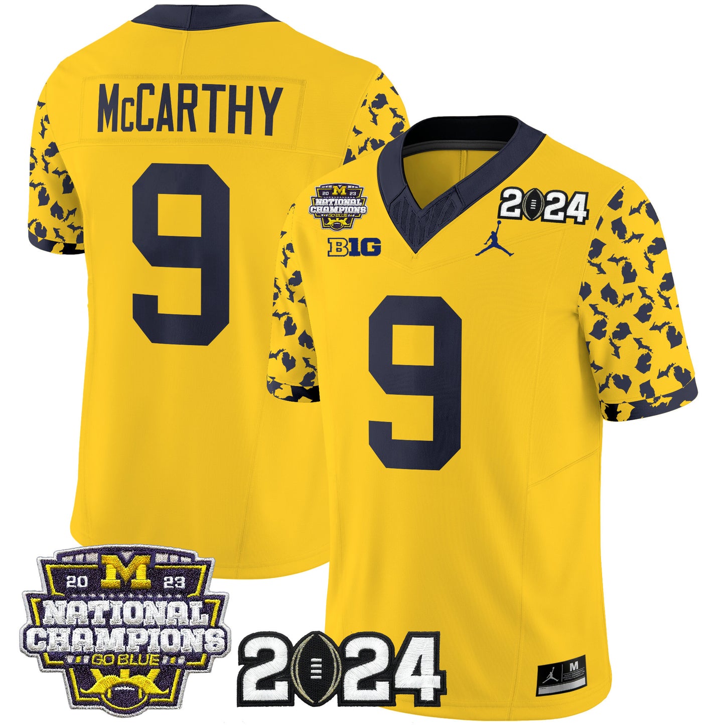 Michigan Wolverines 2024 Michigan State Style Vapor Limited Jersey - All Stitched