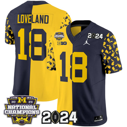 Michigan Wolverines 2024 Michigan State Style Vapor Limited Jersey - All Stitched