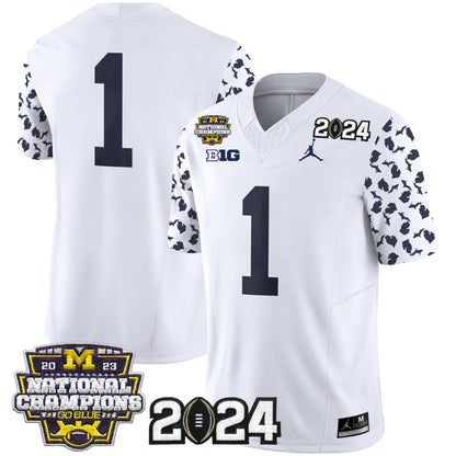 Michigan Wolverines 2024 Michigan State Style Vapor Limited Jersey - All Stitched