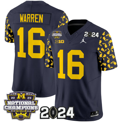 Michigan Wolverines 2024 Michigan State Style Vapor Limited Jersey - All Stitched