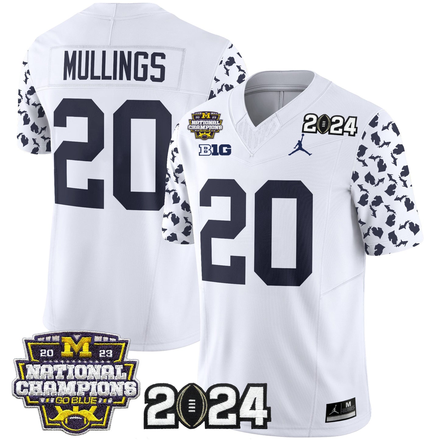 Michigan Wolverines 2024 Michigan State Style Vapor Limited Jersey - All Stitched