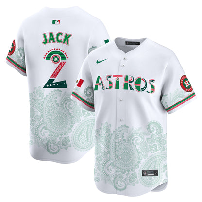 Astros Paisley Mexico Vapor Premier Limited Jersey V2- Printed