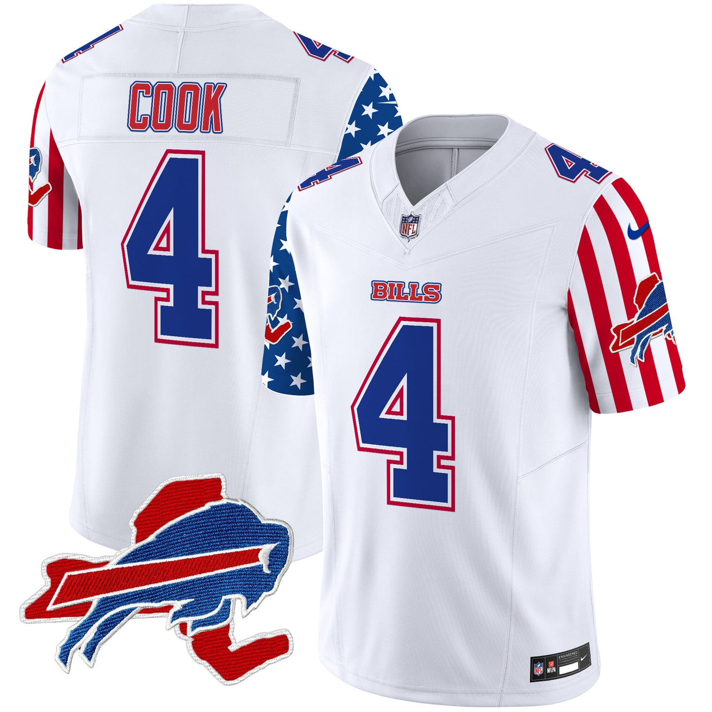 Bills American Style Vapor Limited Jersey - All Stitched