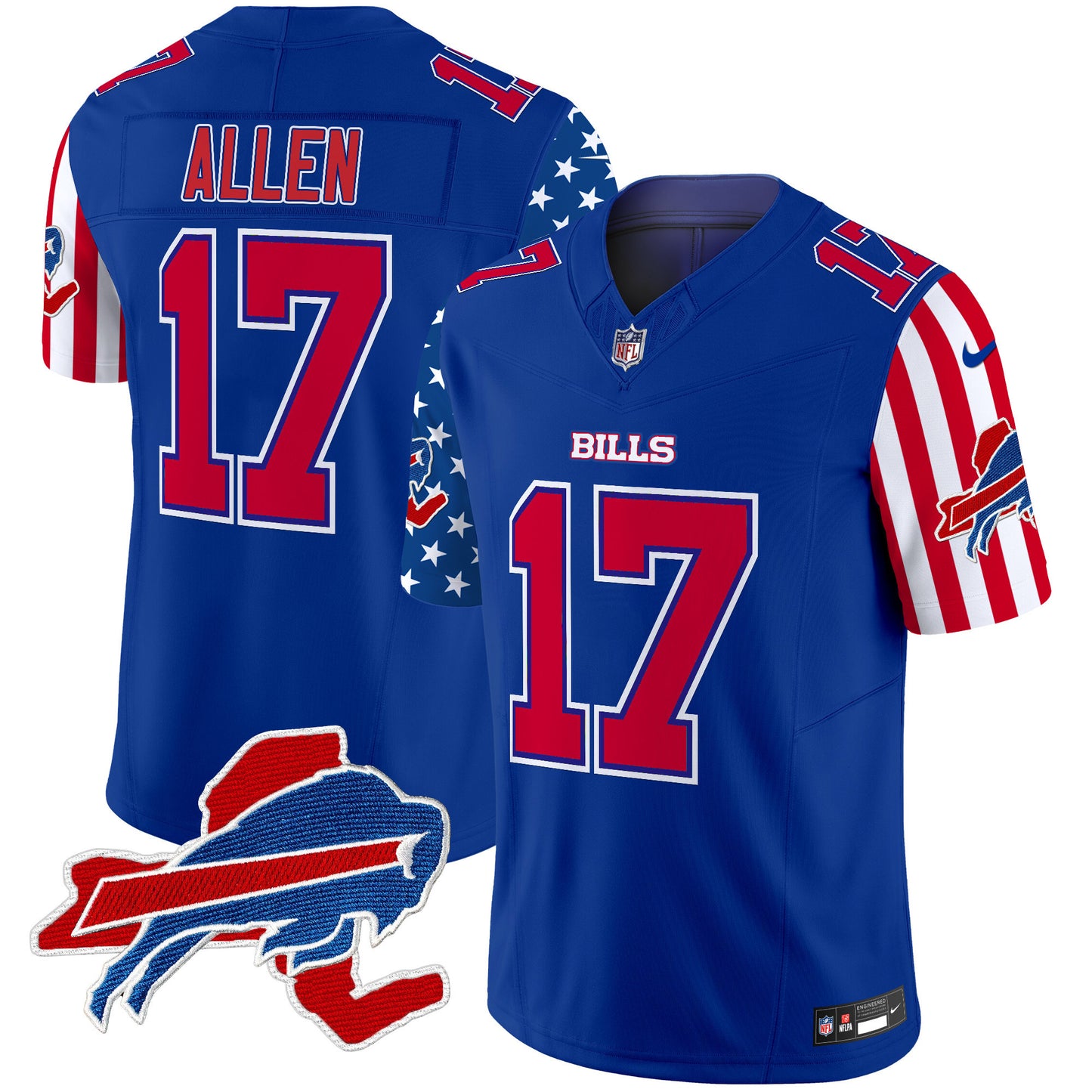 Bills American Style Vapor Limited Jersey - All Stitched