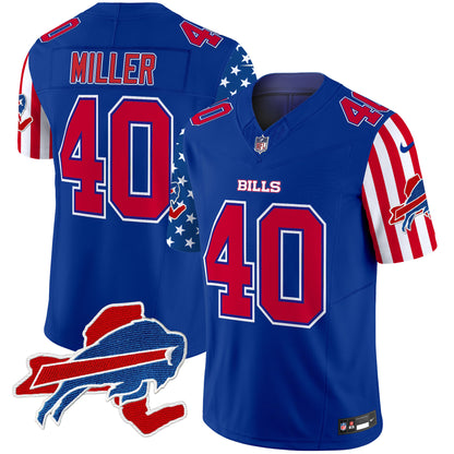 Bills American Style Vapor Limited Jersey - All Stitched