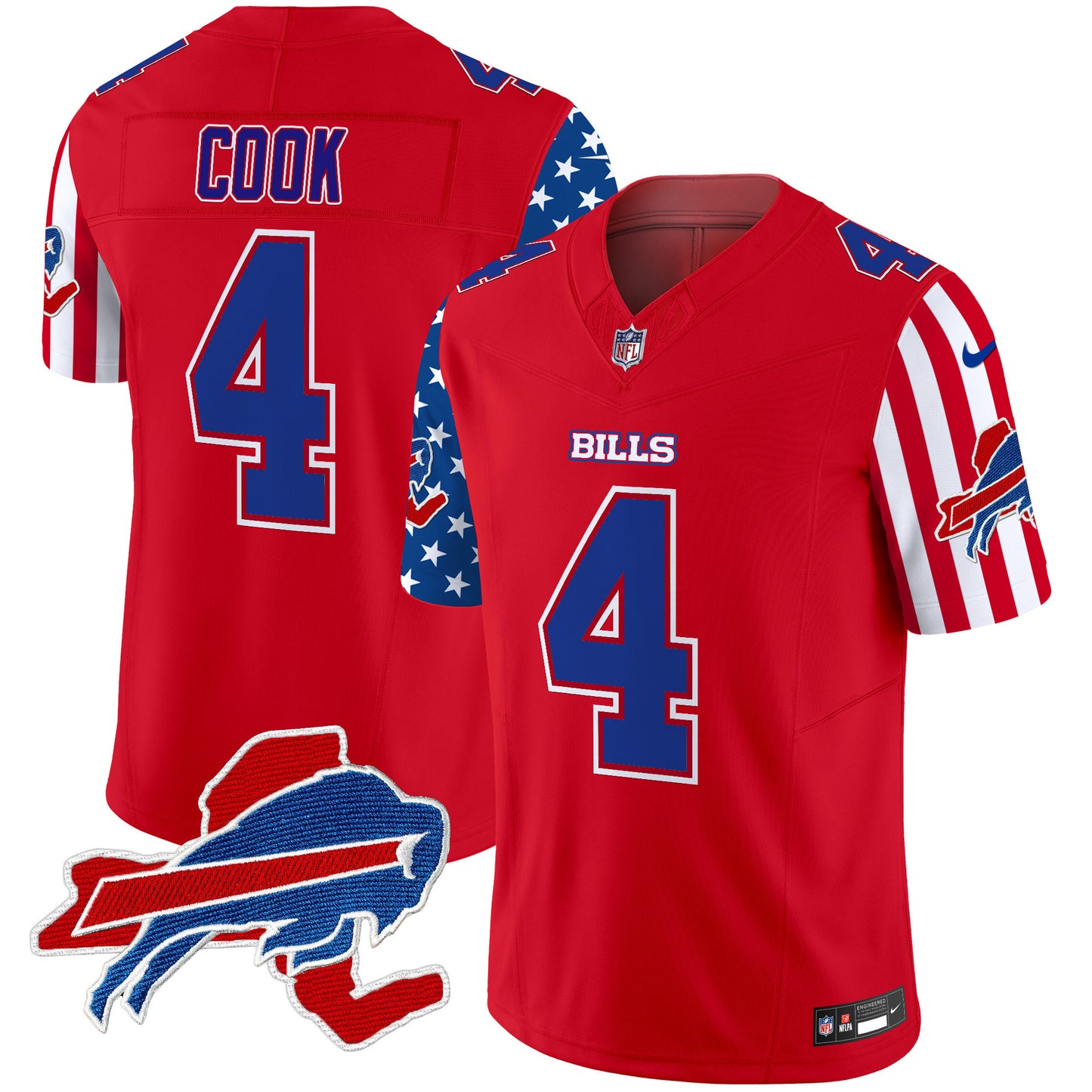 Bills American Style Vapor Limited Jersey - All Stitched