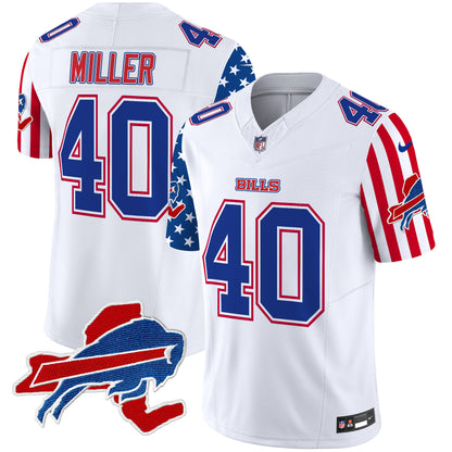 Bills American Style Vapor Limited Jersey - All Stitched