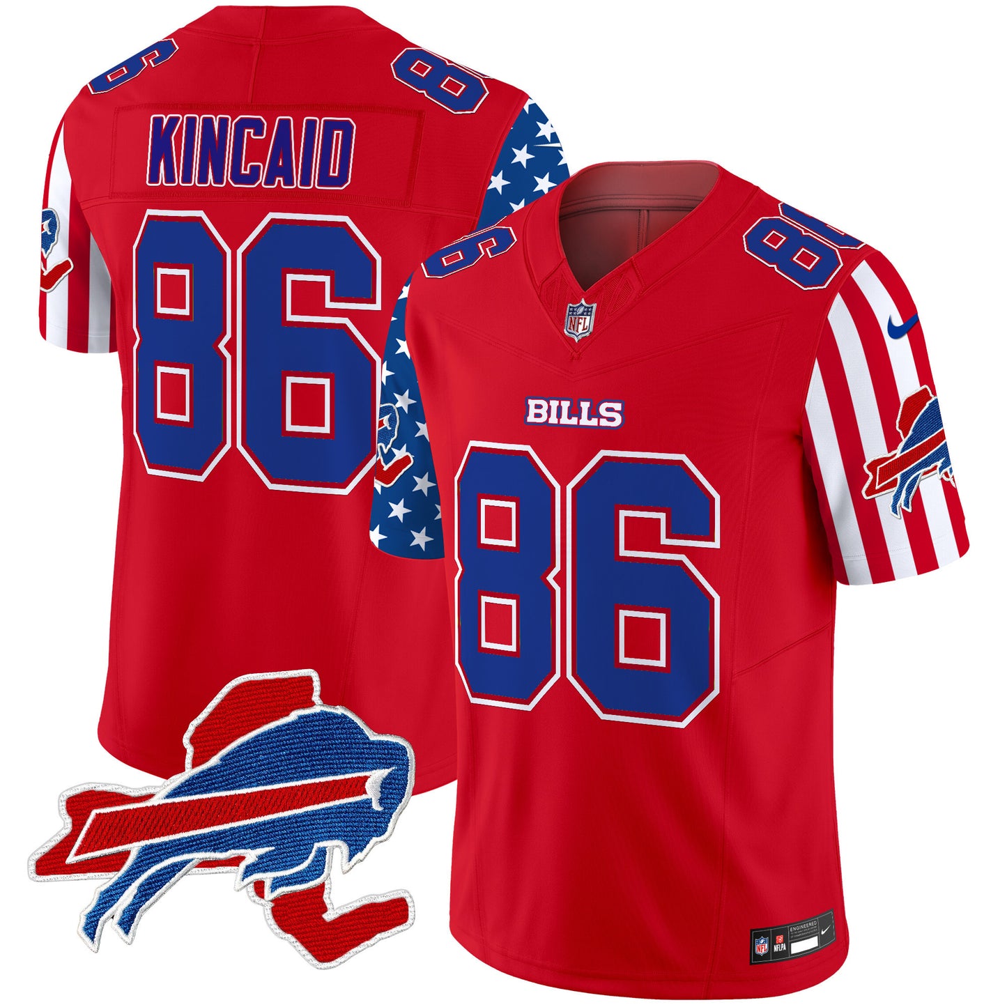 Bills American Style Vapor Limited Jersey - All Stitched