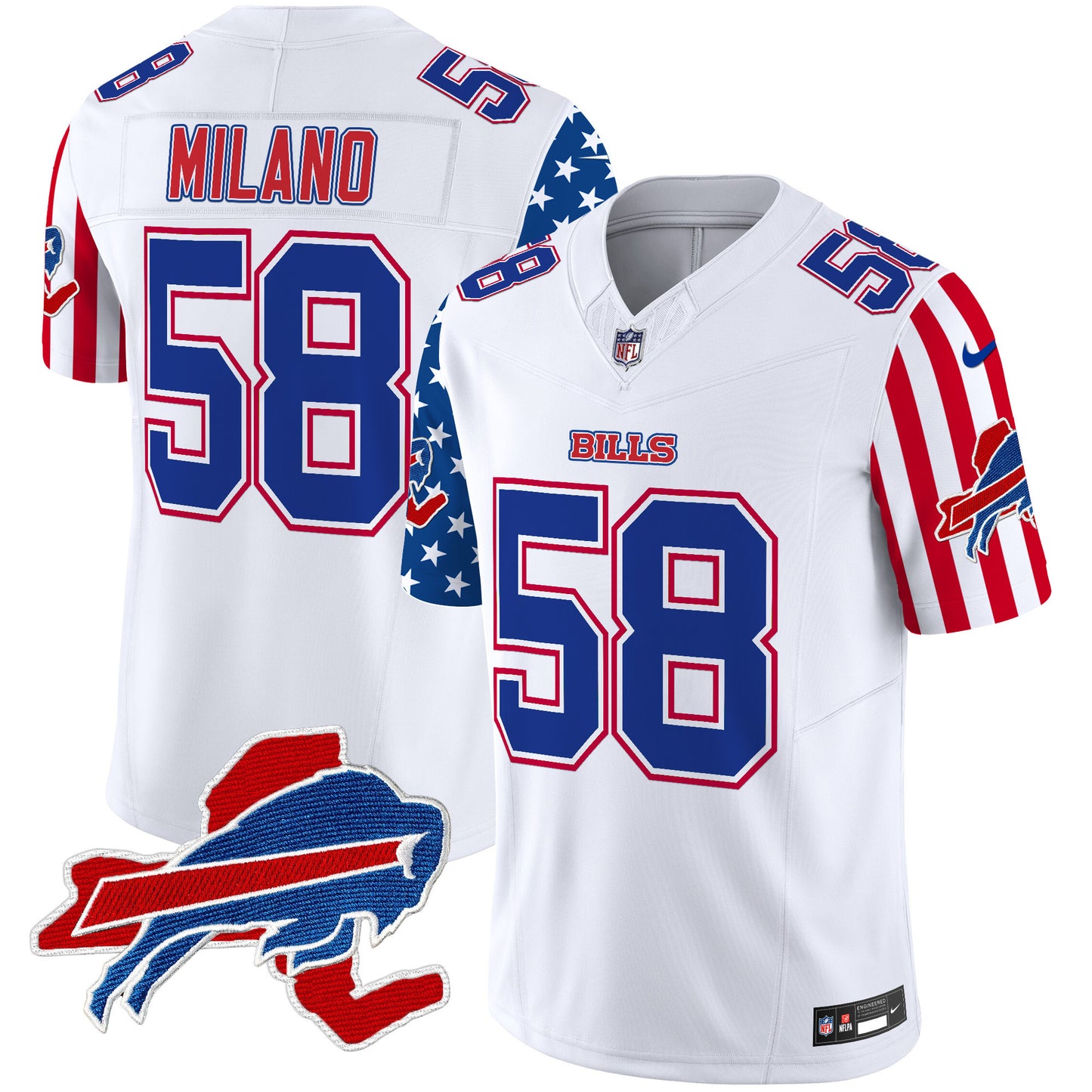 Bills American Style Vapor Limited Jersey - All Stitched