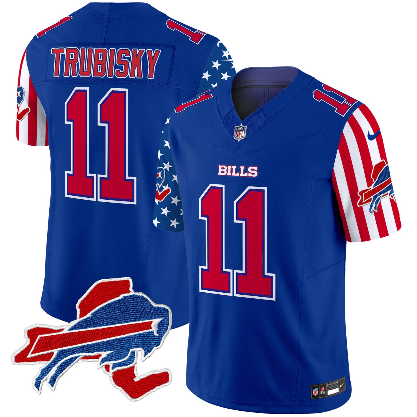 Bills American Style Vapor Limited Jersey - All Stitched