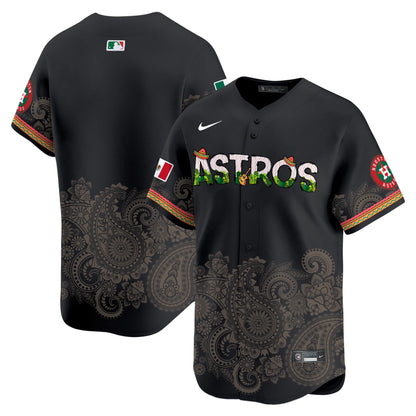 Astros Paisley Mexico Vapor Premier Limited Jersey V4 - Printed