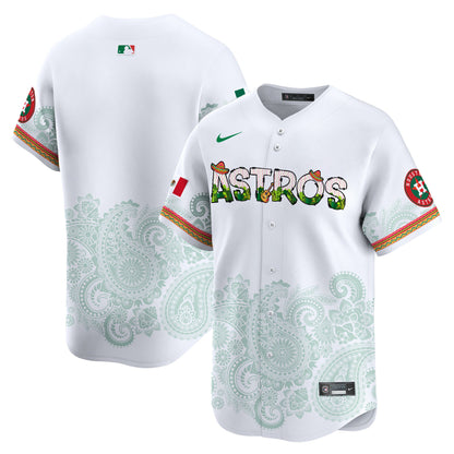 Astros Paisley Mexico Vapor Premier Limited Jersey V4 - Printed