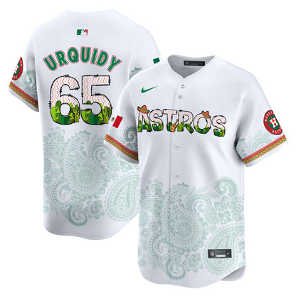 Astros Paisley Mexico Vapor Premier Limited Jersey V4 - Printed