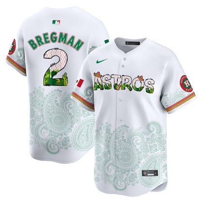 Astros Paisley Mexico Vapor Premier Limited Jersey V4 - Printed