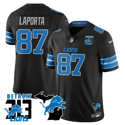 Lions 313 King Of The North Jersey - All Stitched