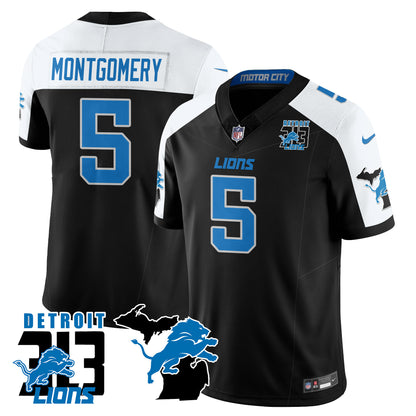 Lions 313 King Of The North Jersey - All Stitched