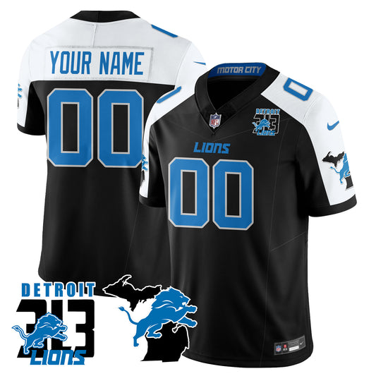 Men's Lions 313 King Of The North Jersey - All Stitched